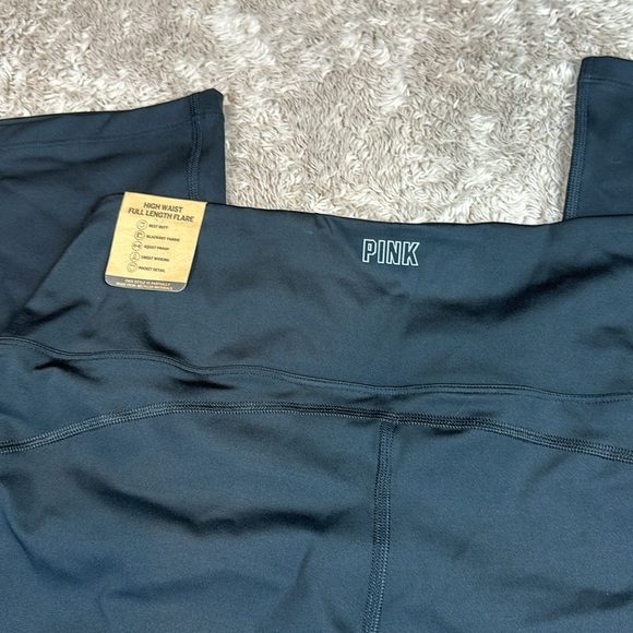 VS PINK Ultimate Active High Waist Full Length Flare Pants - Picture 4 of 7